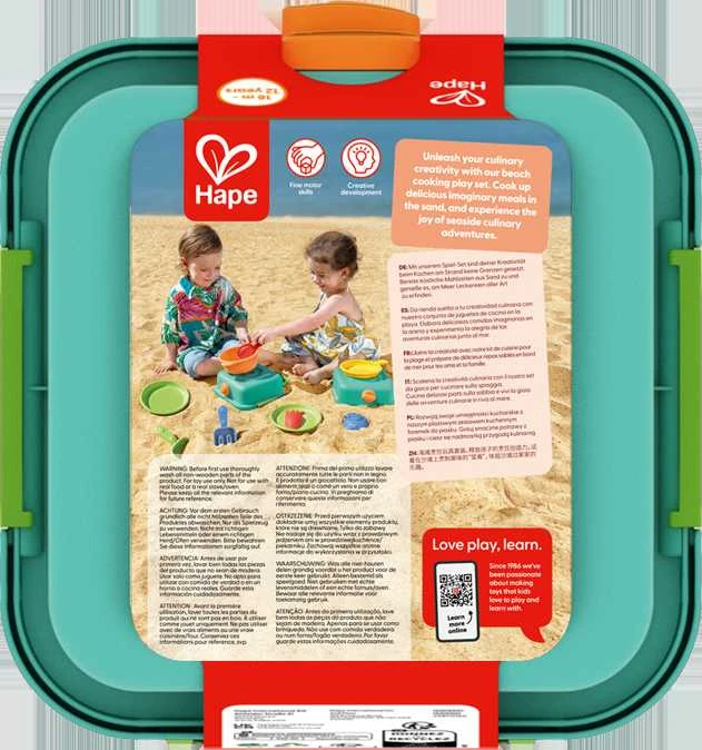 HAPE maisto gaminimo smėlio žaislų rinkinys, E4106K