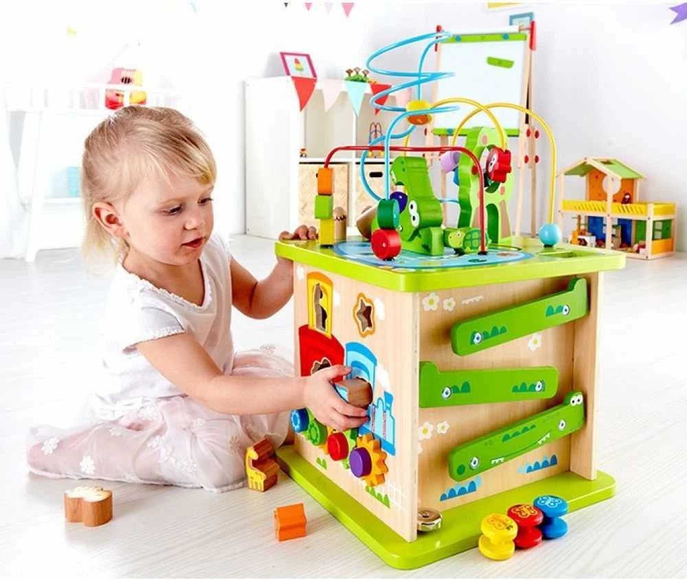 HAPE spalvingas žaidimų kubas Forest Animal, E8341
