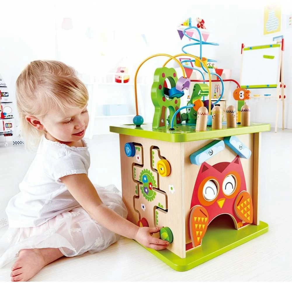 HAPE spalvingas žaidimų kubas Forest Animal, E8341