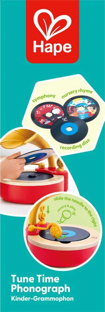 HAPE žaislinis fonografas, E0641A
