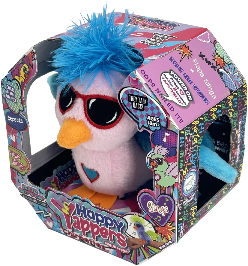 HAPPY YAPPERS interaktyvus pliušinis paukštis Pippa Peep, 9394