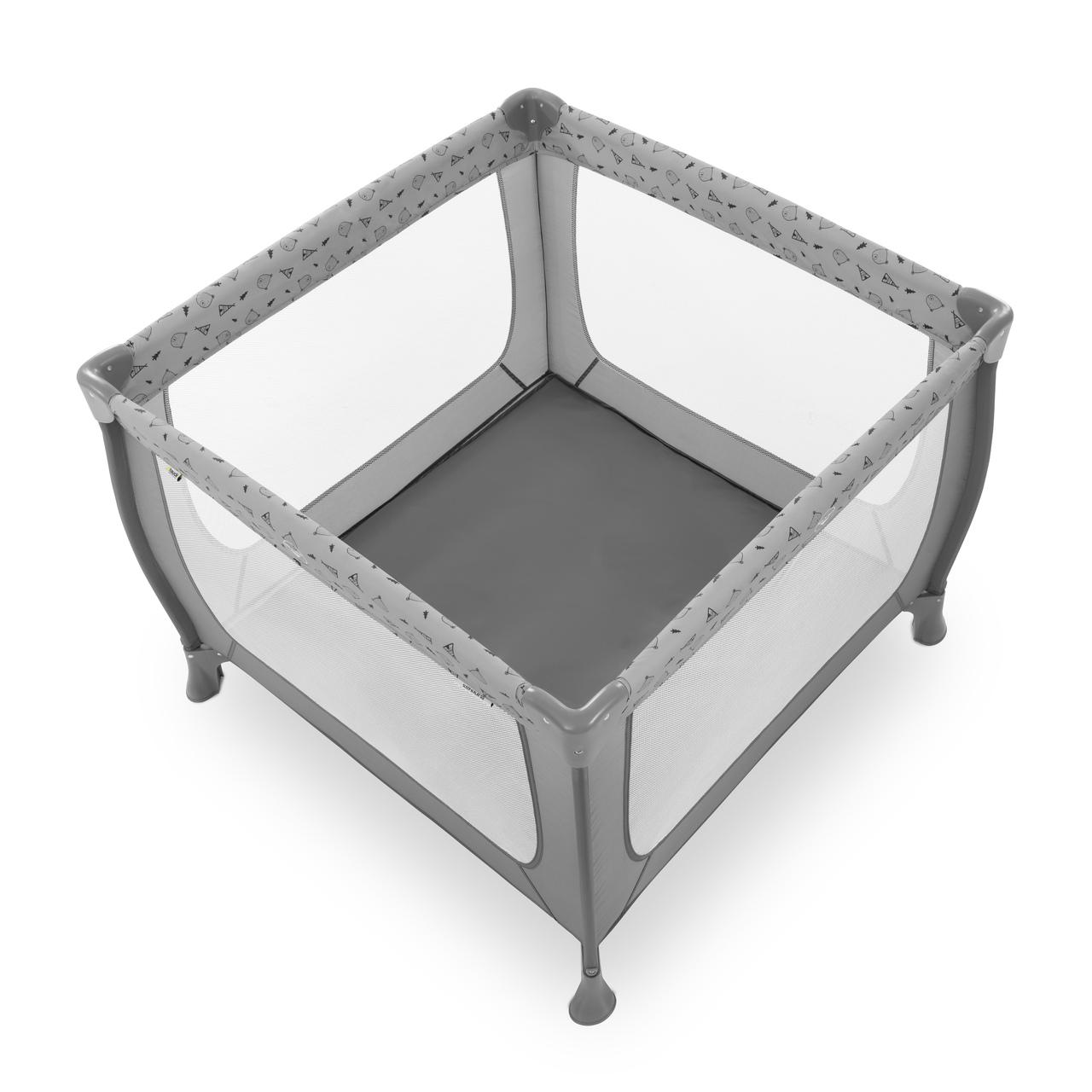 Nascita HAUCK lovelė - maniežas SLEEP N PLAY SQ, nordic pilkas