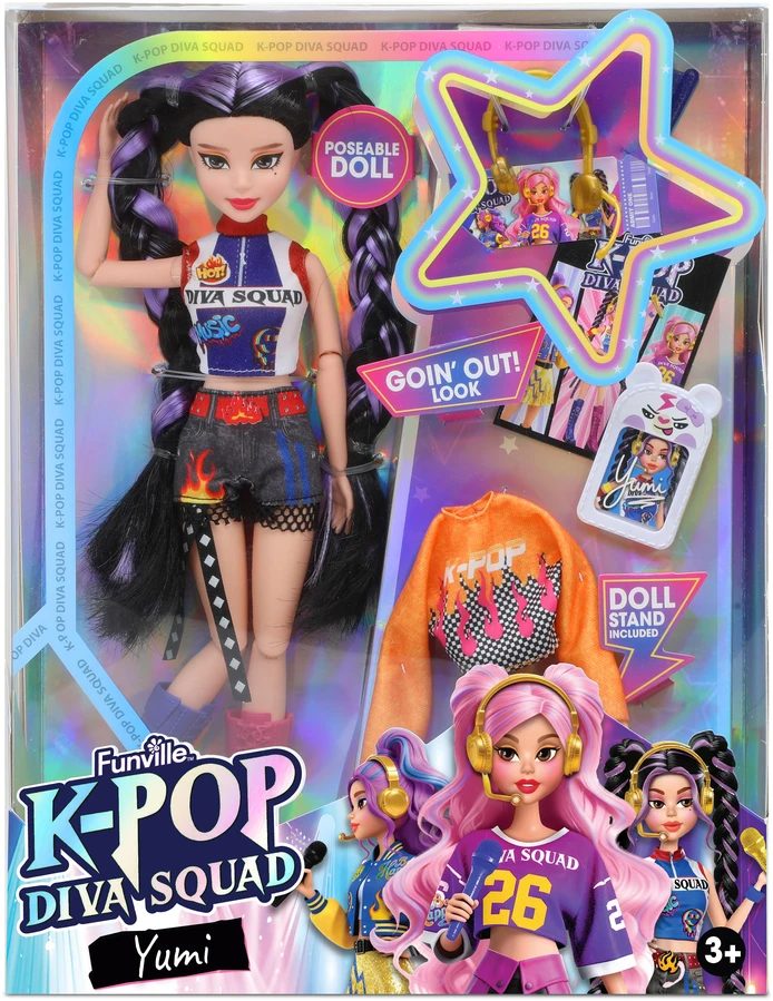 Nežinomas DOLL K-POP DIVA SQUAD 29CM