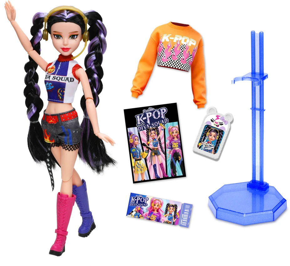Nežinomas DOLL K-POP DIVA SQUAD 29CM