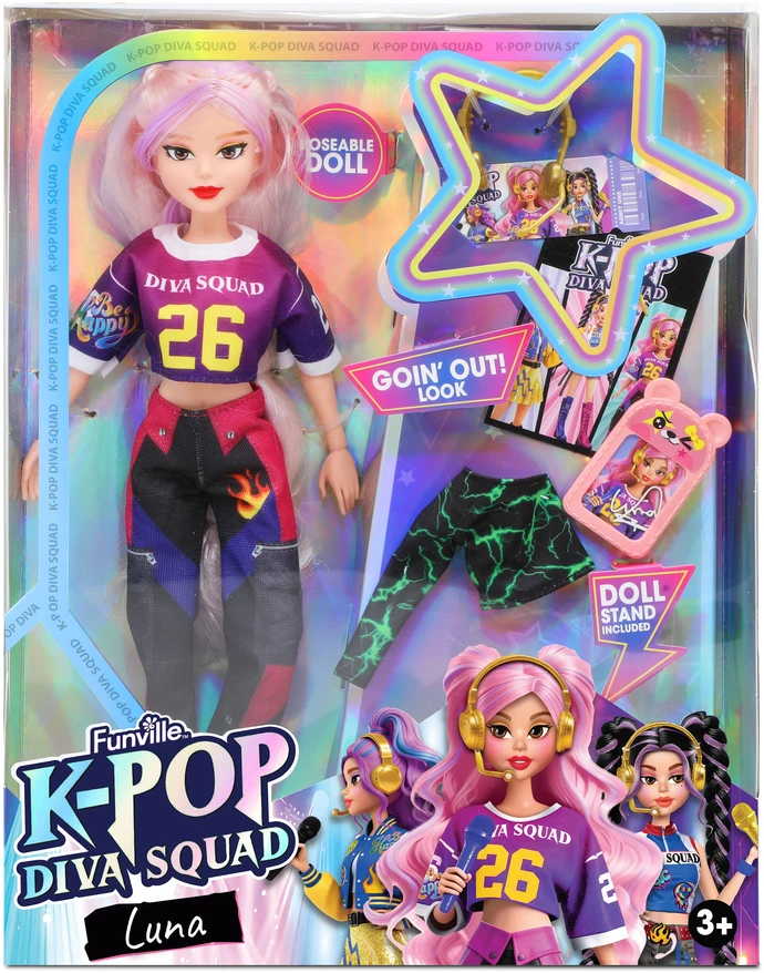 Nežinomas DOLL K-POP DIVA SQUAD 29CM