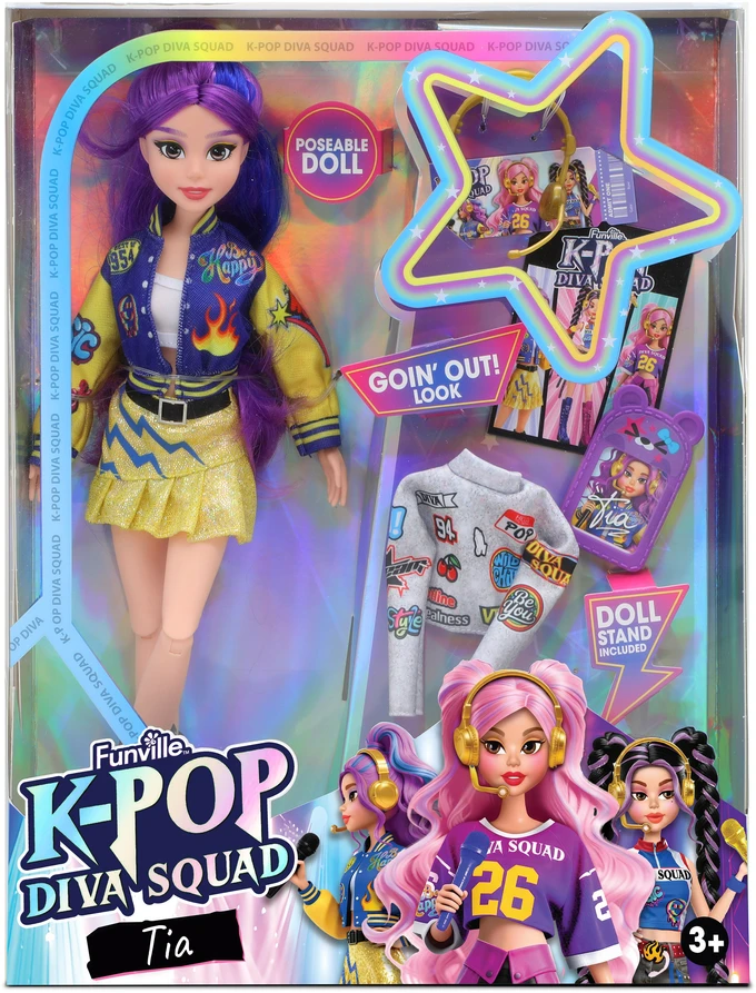 Nežinomas DOLL K-POP DIVA SQUAD 29CM