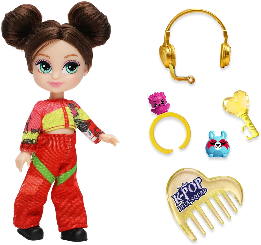 Nežinomas DOLL K-POP DIVA SQUAD JUNIOR IDOLS 12CM
