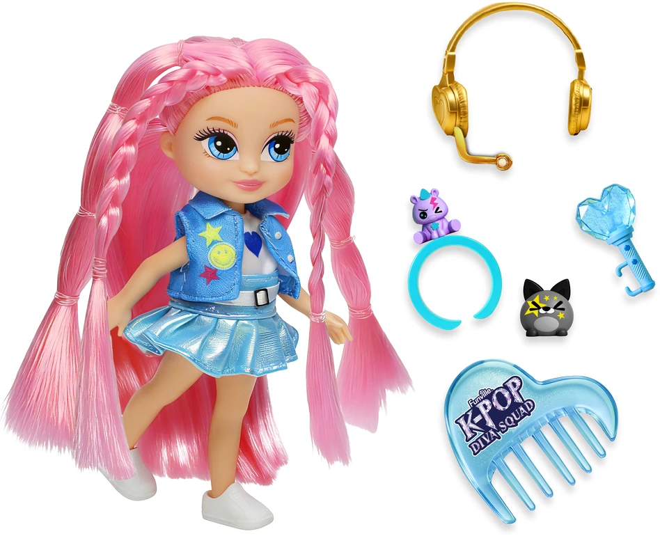 Nežinomas DOLL K-POP DIVA SQUAD JUNIOR IDOLS 12CM