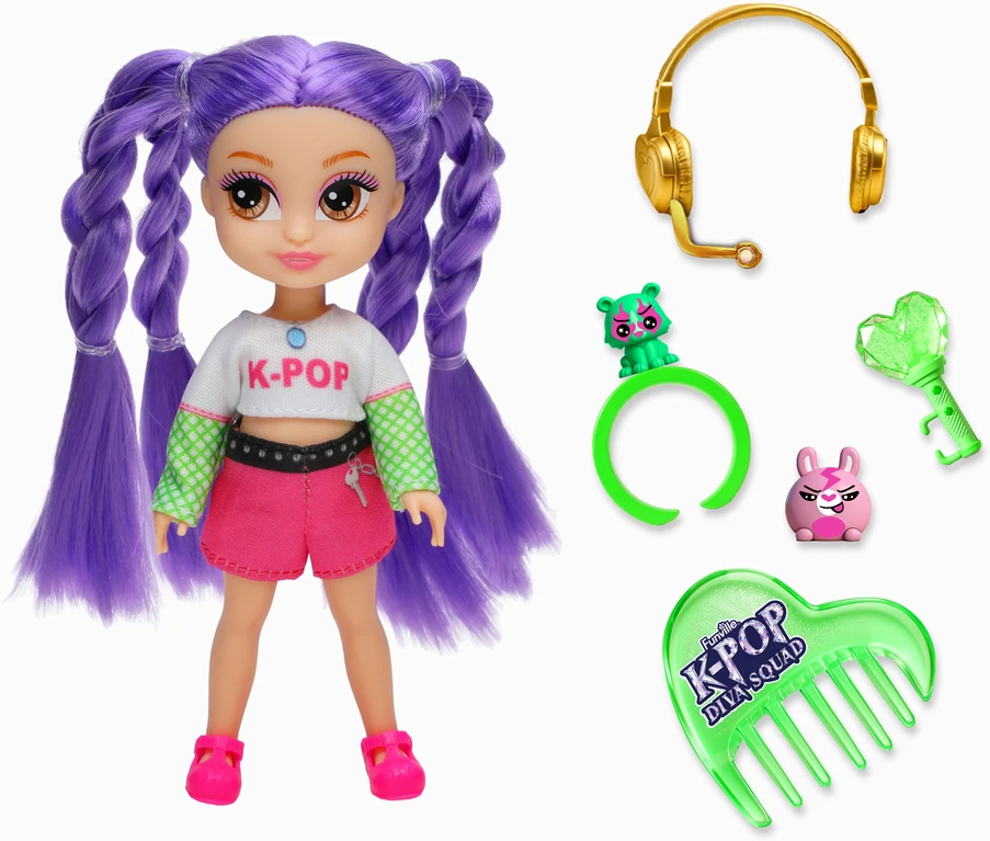 Nežinomas DOLL K-POP DIVA SQUAD JUNIOR IDOLS 12CM