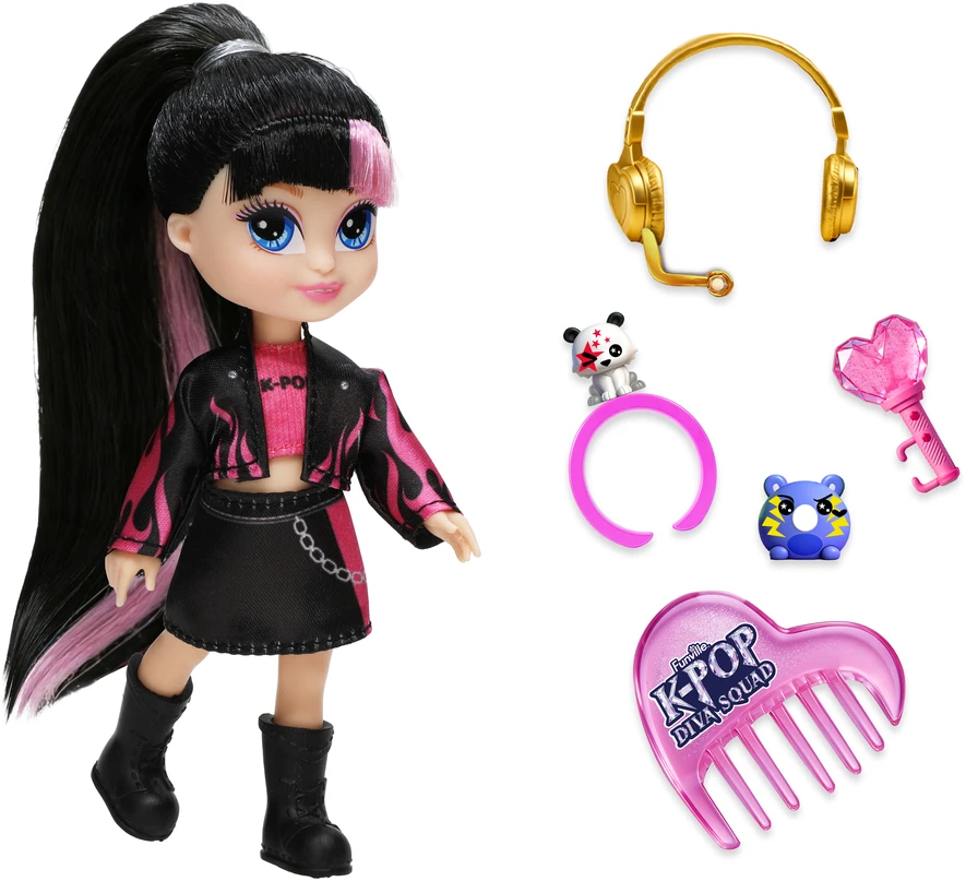 Nežinomas DOLL K-POP DIVA SQUAD JUNIOR IDOLS 12CM