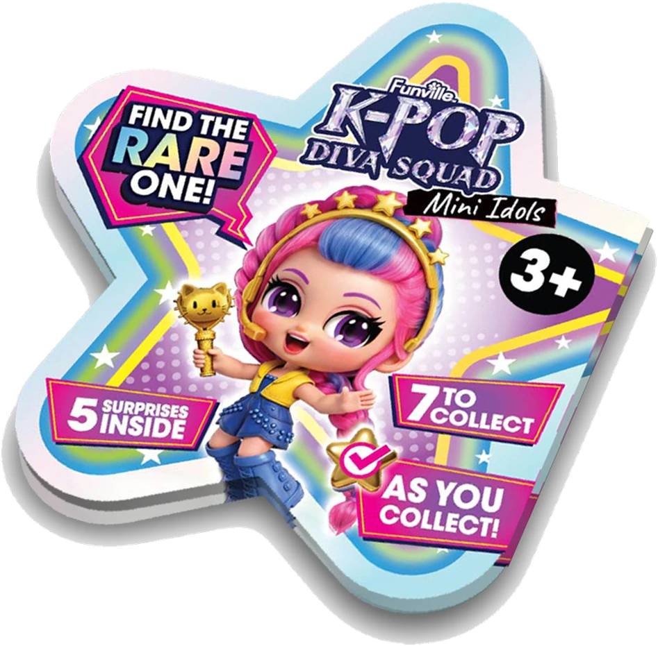 Nežinomas DOLL MINI K-POP DIVA SQUAD 5CM