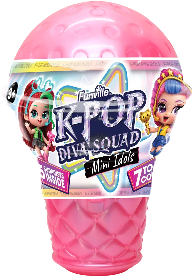 Nežinomas DOLL MINI K-POP DIVA SQUAD 5CM