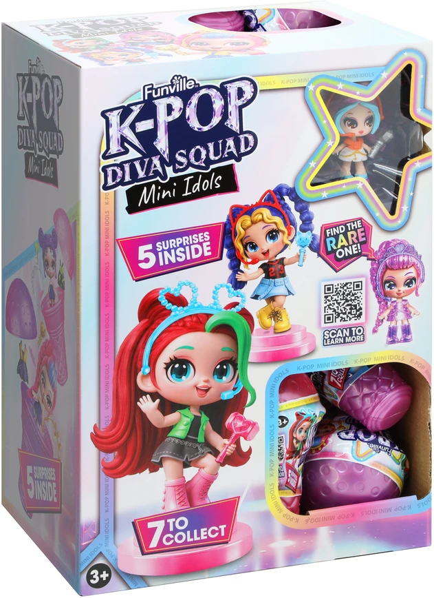 Nežinomas DOLL MINI K-POP DIVA SQUAD 5CM
