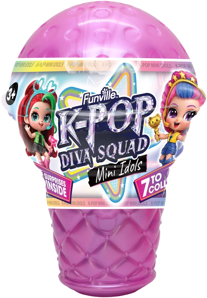 Nežinomas DOLL MINI K-POP DIVA SQUAD 5CM