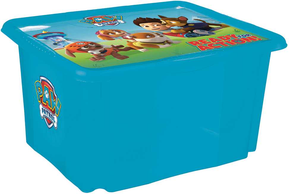 KEEEPER daiktadėžė su dangčiu PAW PATROL, 24 L, 42.5x35.5x22.5 cm., 1223763213700