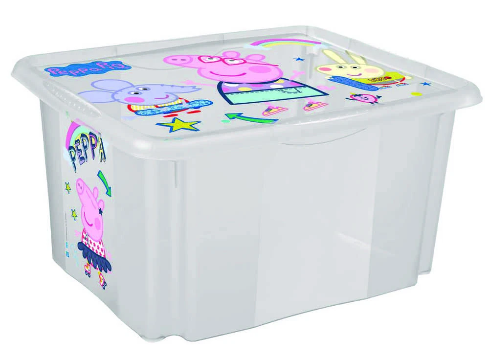 KEEEPER daiktadėžė su dangčiu PEPPA PIG, 15 L, 38x29,5x20,5 cm., 1223600119400