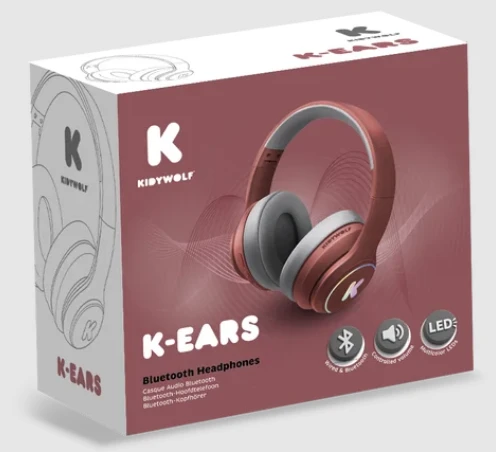 KIDYWOLF belaidės ausinės, asort., K-EARS