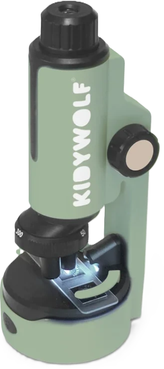 KIDYWOLF nešiojamasis mikroskopas KIDYMICROSCOPE, KIDYMICROSCOPE-GR