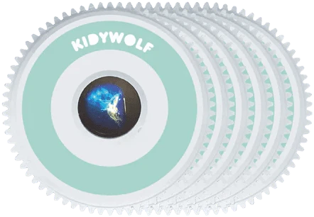 KIDYWOLF projektorius Ocean, mėtinis, KIDYSTAR-GR