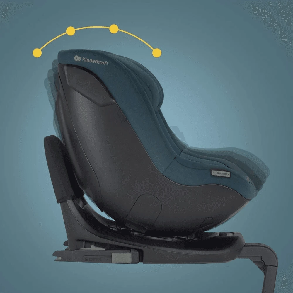 KINDERKRAFT automobilinė kėdutė 61-105 cm I-GUARD PRO I-SIZE, graphite juodas, KCIGUAPRBLK0000