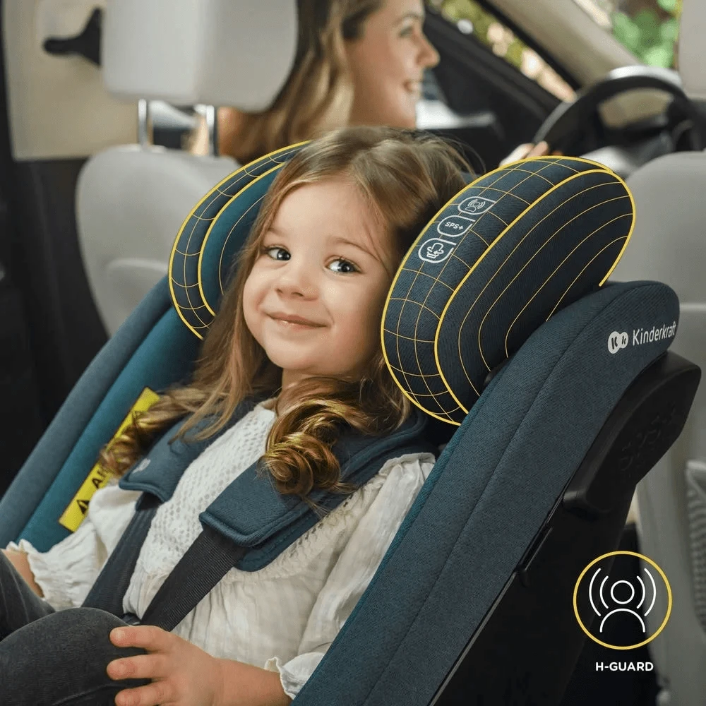 KINDERKRAFT automobilinė kėdutė 61-105 cm I-GUARD PRO I-SIZE, graphite juodas, KCIGUAPRBLK0000