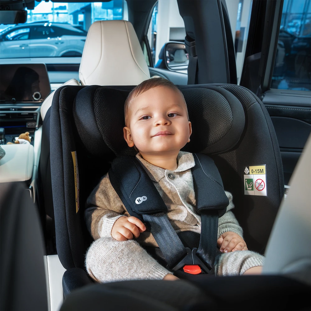 KINDERKRAFT automobilinė kėdutė I-360 2 PLUS, 40-150 cm., Juodas, KCI36002BLKPL00