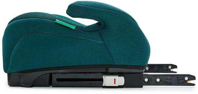 Kinderkraft I-BOOST 2 PRO žalia, profilis su ISOFIX