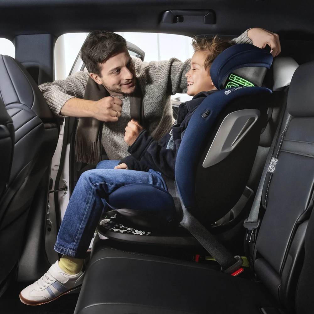 KINDERKRAFT automobilinė kėdutė I-GROW 2 PLUS, 40-150 cm., Žalias, KCIGRO02GREPL00
