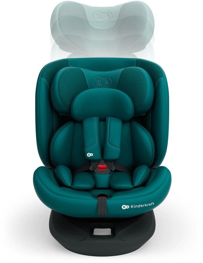 KINDERKRAFT automobilinė kėdutė I-GROW 2 PLUS, 40-150 cm., Žalias, KCIGRO02GREPL00