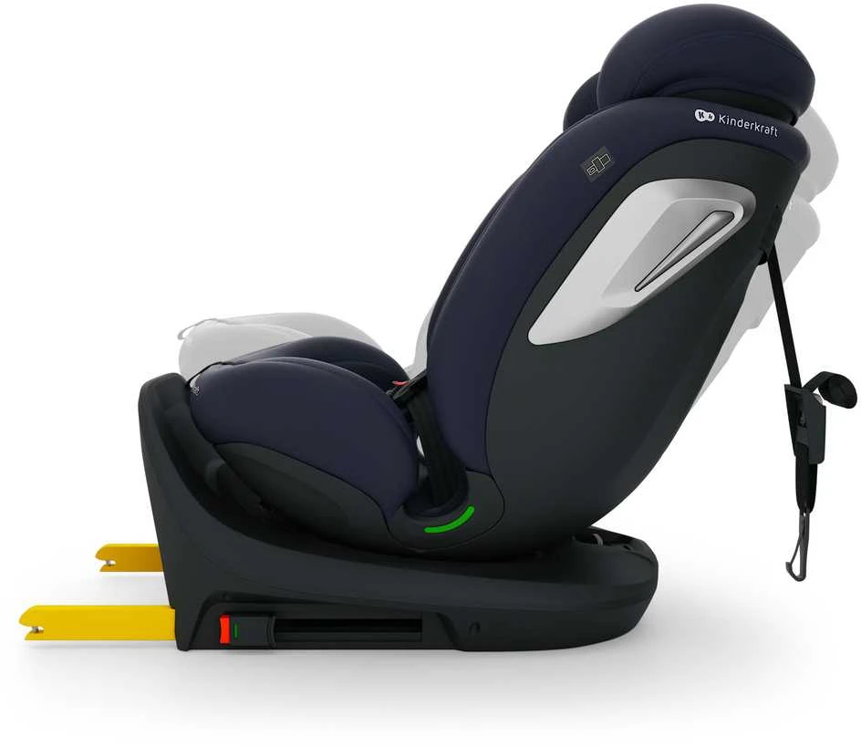 KINDERKRAFT automobilinė kėdutė I-GROW 2 PLUS, 40-150 cm., Navy, KCIGRO02NAVPL00