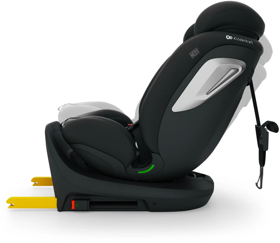 KINDERKRAFT automobilinė kėdutė I-GROW 2 PLUS, 40-150 cm., Juodas, KCIGRO02BLKPL00