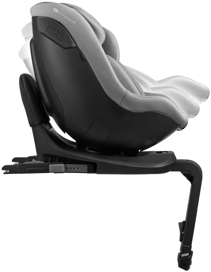 KINDERKRAFT automobilinė kėdutė I-GUARD I-SIZE, 40-105 cm., Pilkas, KCIGUA00GRY000N