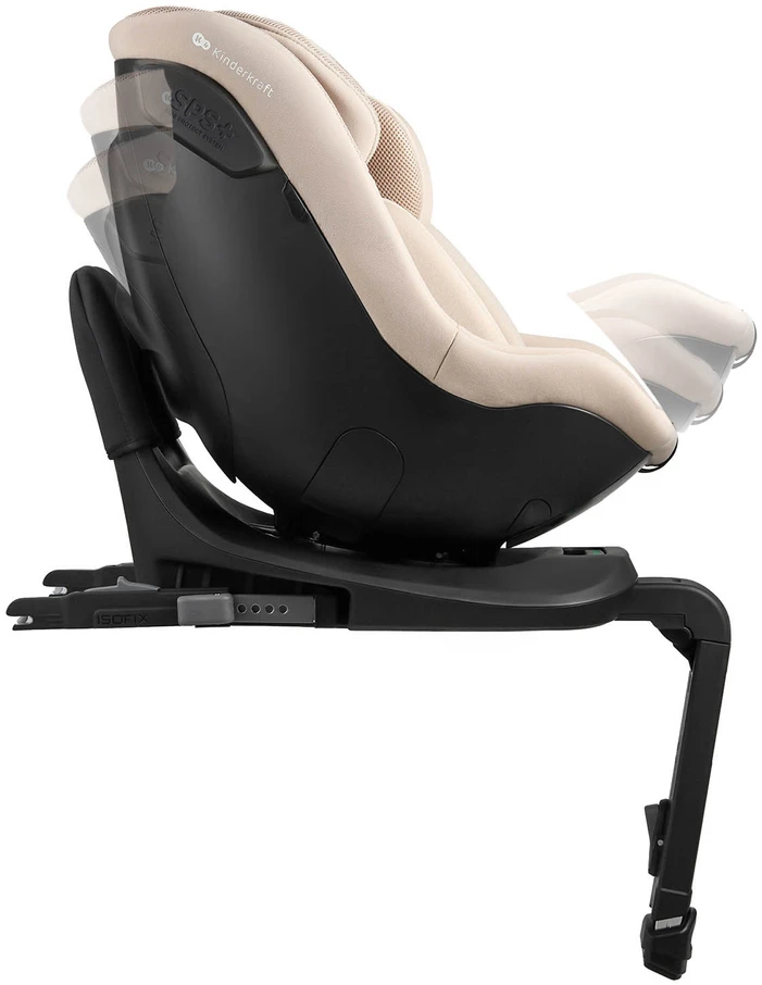 KINDERKRAFT automobilinė kėdutė I-GUARD I-SIZE, 40-105 cm., rusvai gelsvas, KCIGUA00BEG000N