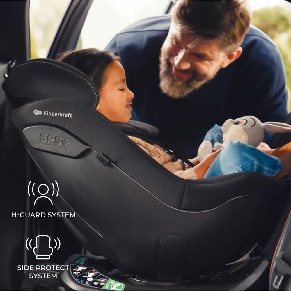 KINDERKRAFT automobilinė kėdutė I-GUARD PRO I-SIZE, 61-105 cm., rusvai gelsvas, KCIGUAPRBEG000N