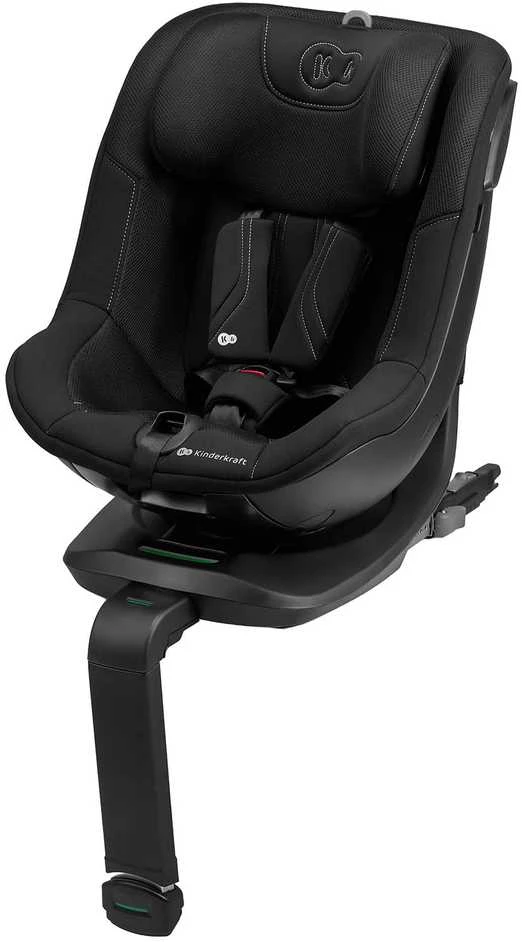 Juoda Kinderkraft I-Guard Pro kėdutė su atramine koja