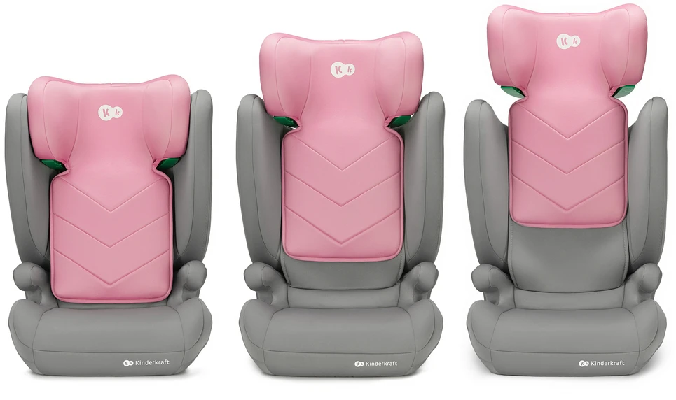 Kinderkraft I-SPARK 2 PLUS auganti kėdutė, rožinė