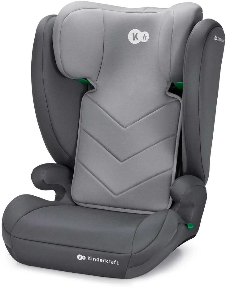 KINDERKRAFT automobilinė kėdutė I-SPARK 2 PLUS I-SIZE, 100-150 cm., Pilkas, KCISPA02GRYPL00