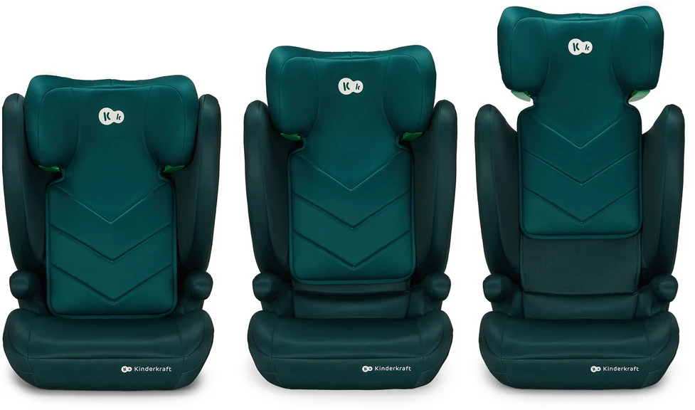 KINDERKRAFT automobilinė kėdutė I-SPARK 2 PLUS I-SIZE, 100-150 cm., Žalias, KCISPA02GREPL00