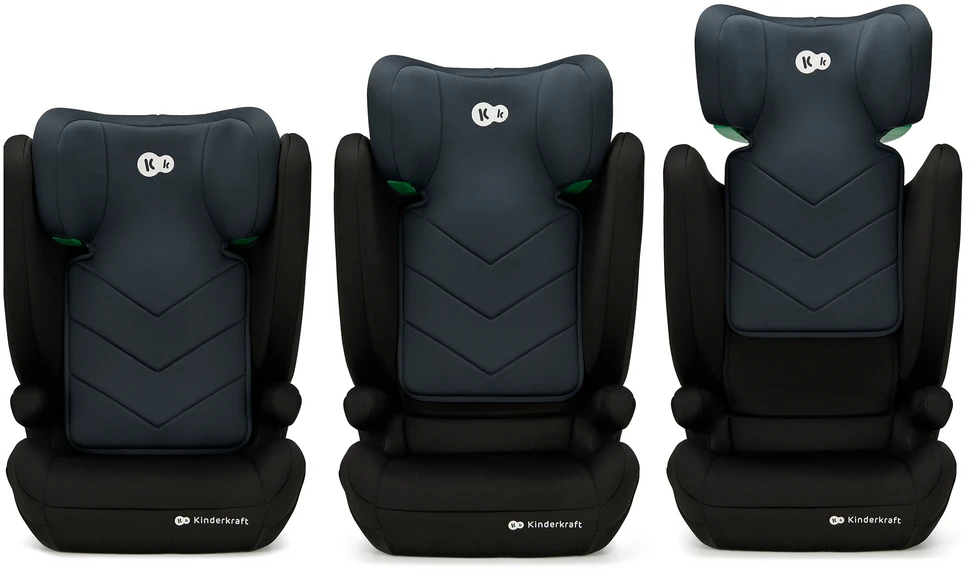 KINDERKRAFT automobilinė kėdutė I-SPARK 2 PLUS I-SIZE, 100-150 cm., Juodas, KCISPA02BLKPL00