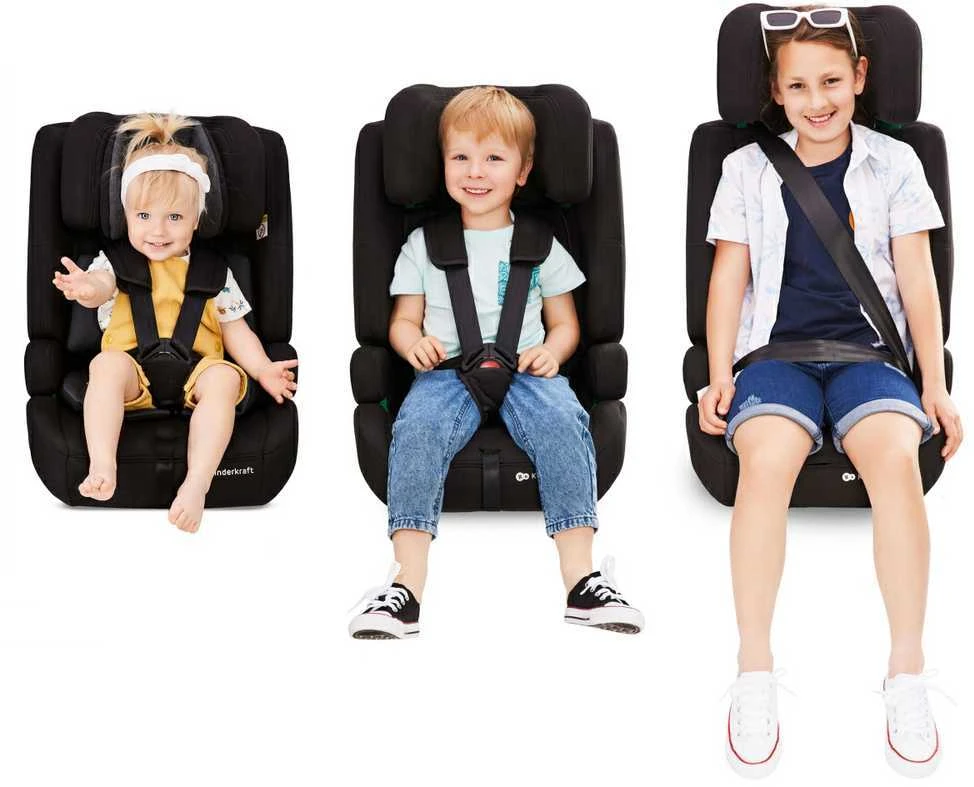 KINDERKRAFT automobilinė kėdutė SAFETY FIX 2 i-Size, juodos spalvos, KCSAFI02BLK0000 aprašymas - Prekės nuotrauka