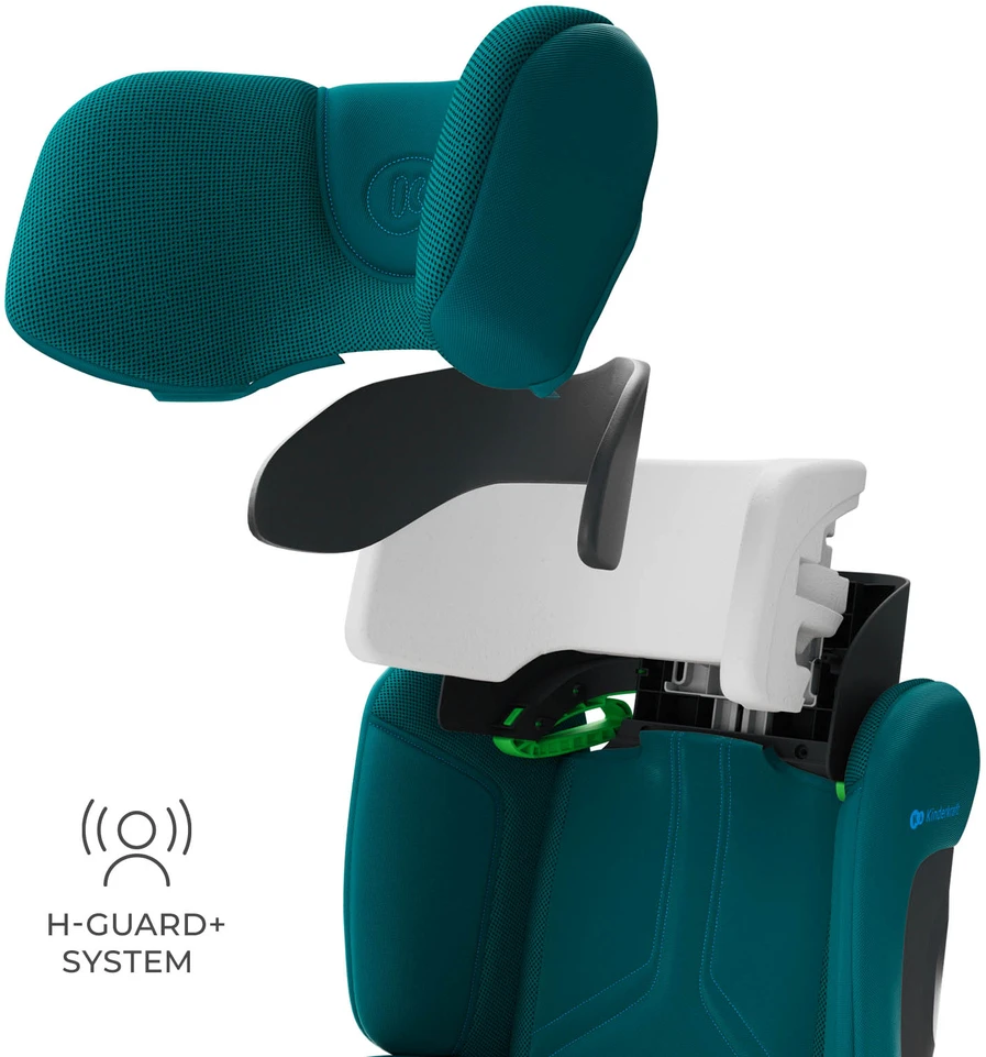 KINDERKRAFT automobilinė kėdutė XPAND 2 PRO, 100-150 cm., Žalias, KCXPPR02GRE0000