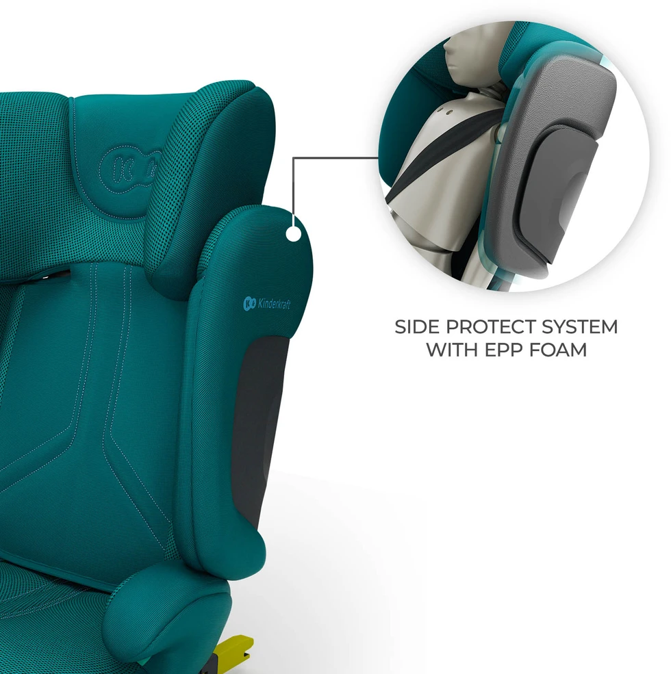 KINDERKRAFT automobilinė kėdutė XPAND 2 PRO, 100-150 cm., Žalias, KCXPPR02GRE0000