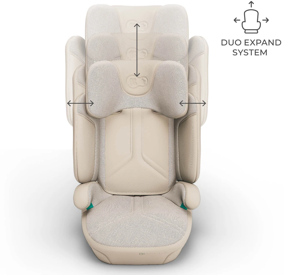 KINDERKRAFT automobilinė kėdutė XPAND 2 PRO, 100-150 cm., rusvai gelsvas, KCXPPR02BEG0000
