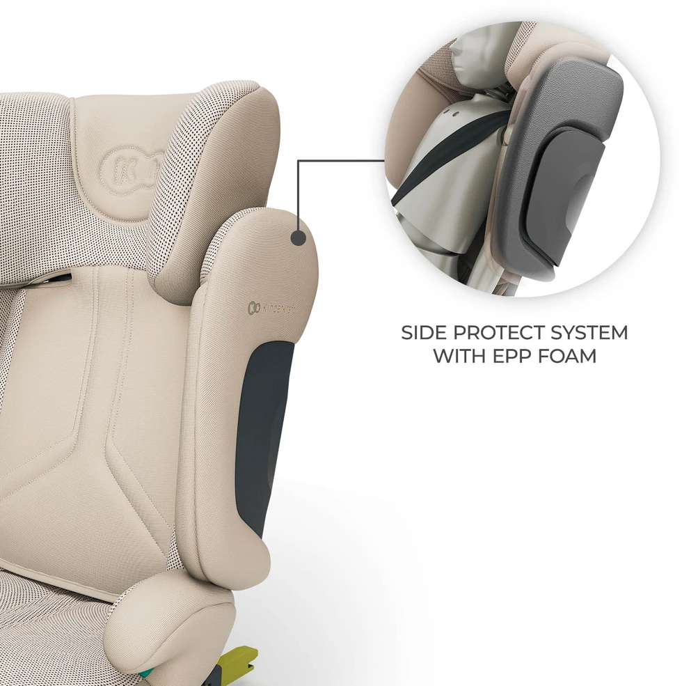 KINDERKRAFT automobilinė kėdutė XPAND 2 PRO, 100-150 cm., rusvai gelsvas, KCXPPR02BEG0000