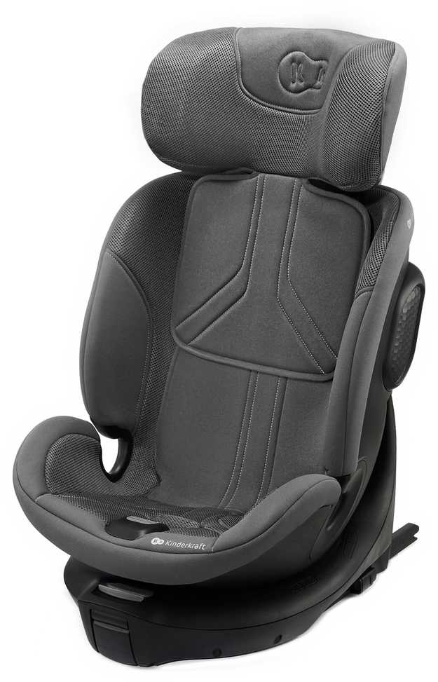 KINDERKRAFT automobilinė kėdutė XPRIDER 2 i-Size, 40-150 cm, pilkas, KCXRID02GRY0000