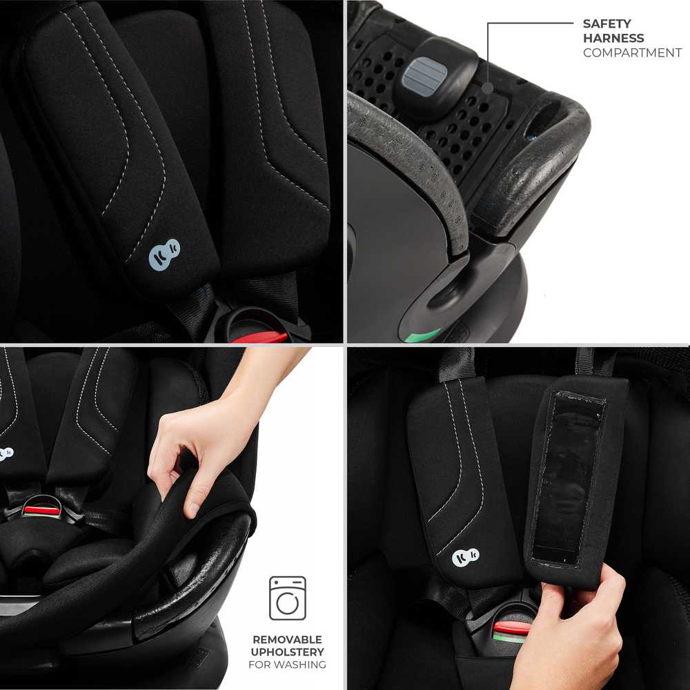 KINDERKRAFT automobilinė kėdutė XPRIDER 2 i-Size, 40-150 cm, pilkas, KCXRID02GRY0000