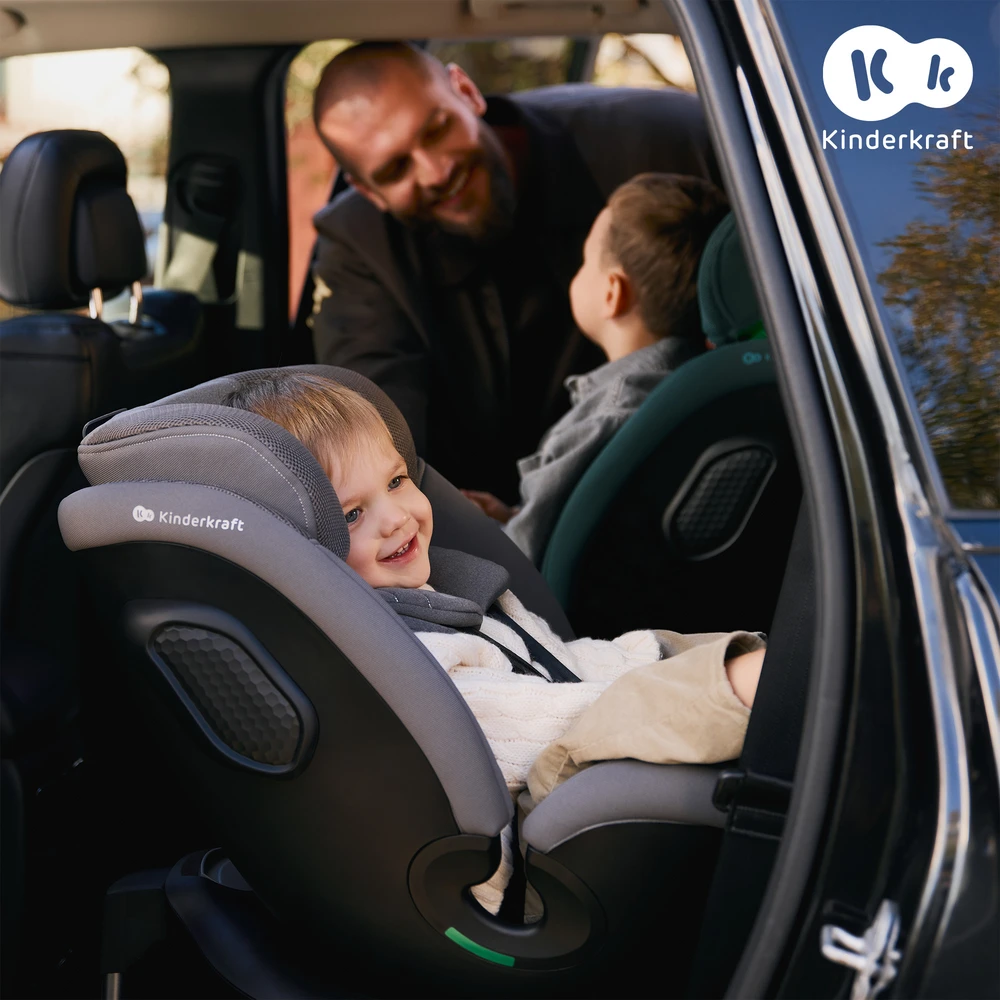 KINDERKRAFT automobilinė kėdutė XPRIDER 2 i-Size, 40-150 cm, juodas, KCXRID02BLK0000