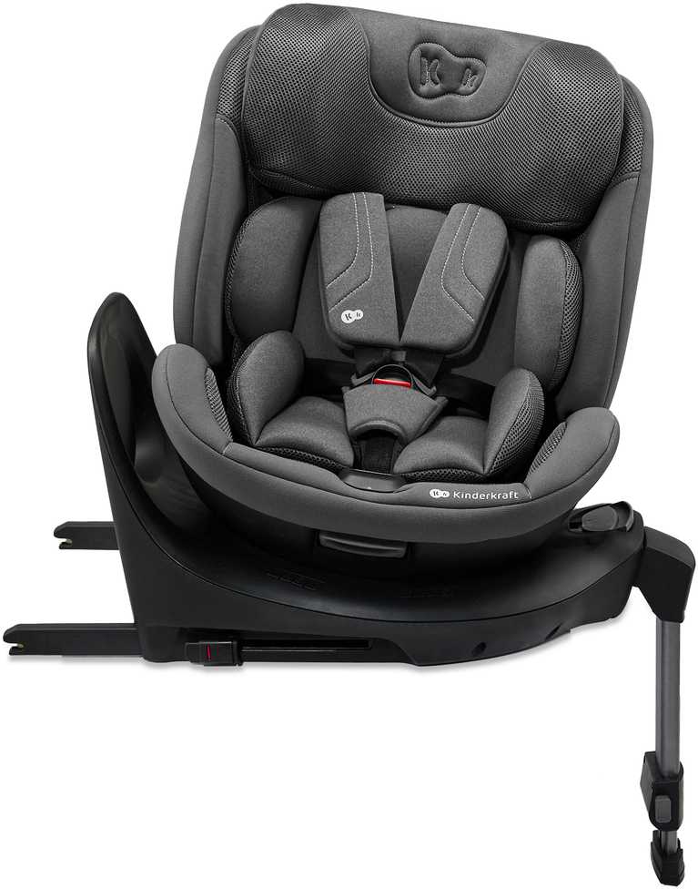 KINDERKRAFT automobilinė kėdutė XPRIDER 2 i-Size, 40-150 cm, pilkas, KCXRID02GRY0000