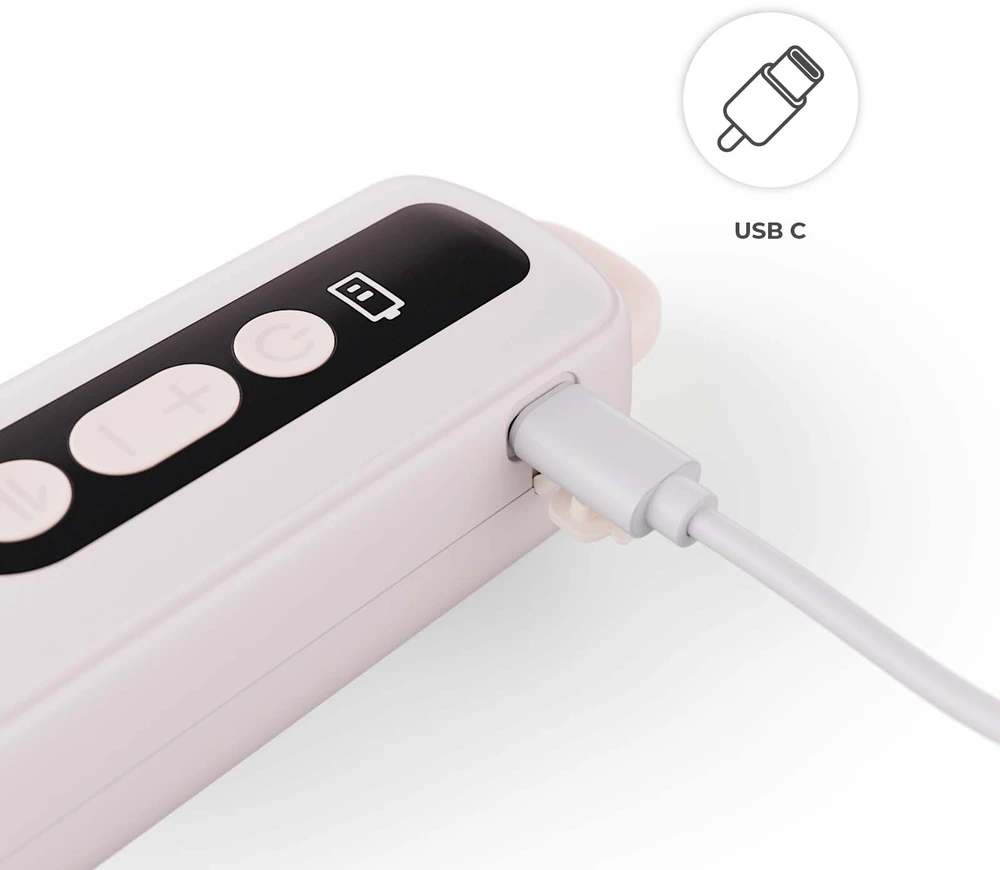 KINDERKRAFT dvigubas nešiojamas elektrinis pientraukis GENTLEFLOW, pink, KEGEFL00PNK0000