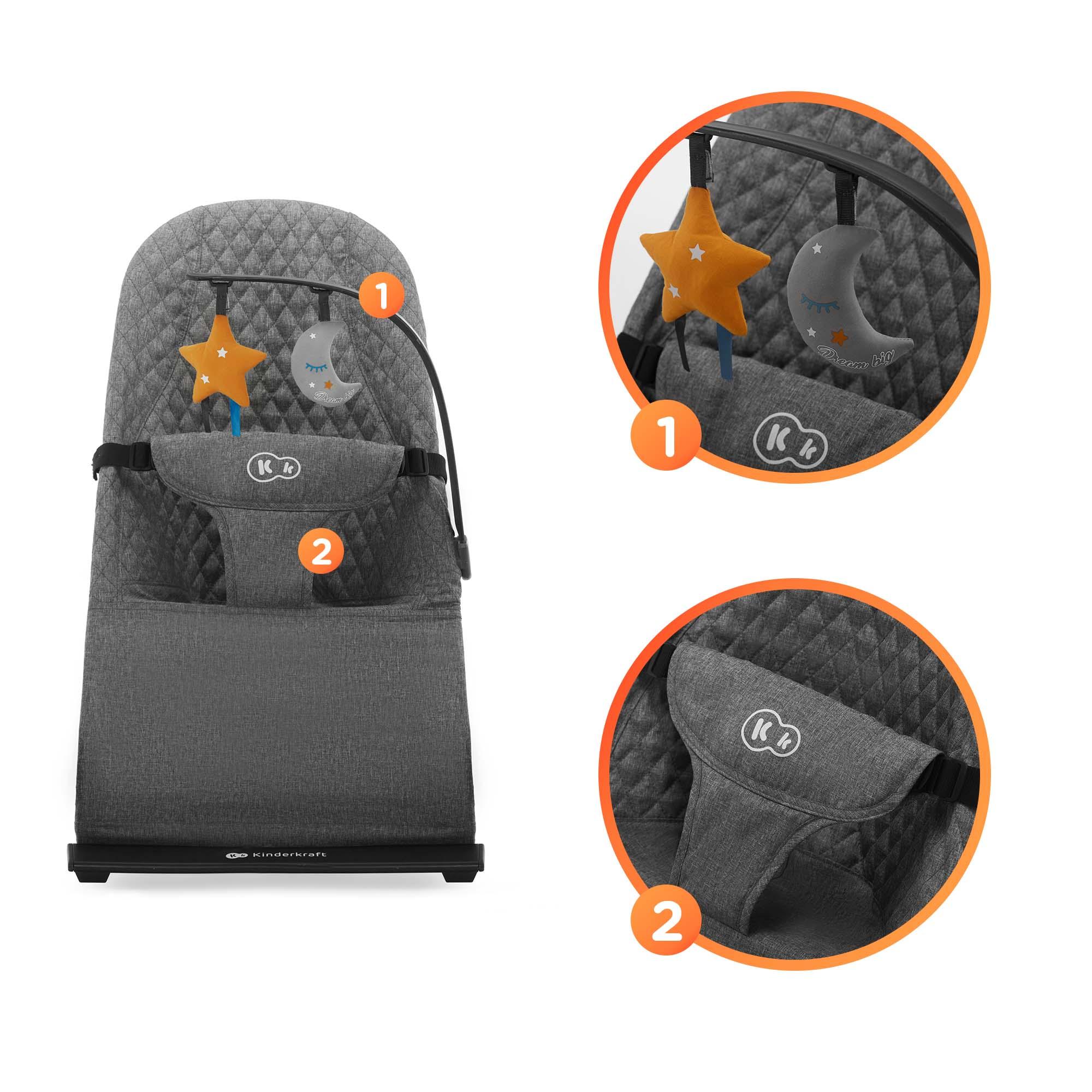 KINDERKRAFT gultukas MIMI, rožinė, KBMIMI00PNK0000